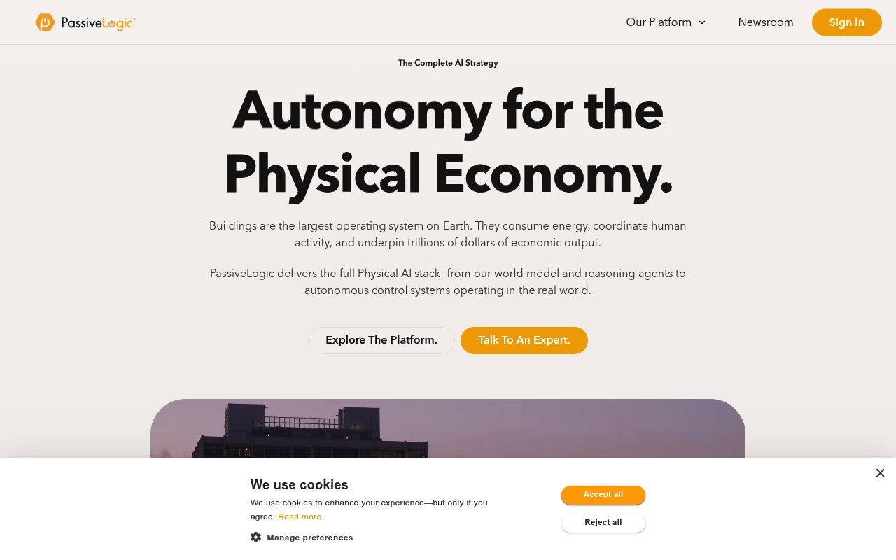 PassiveLogic website