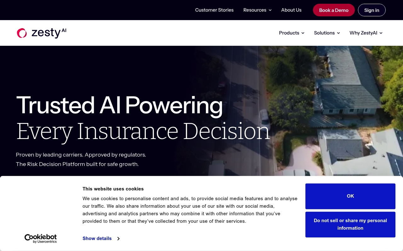 Zesty.ai website