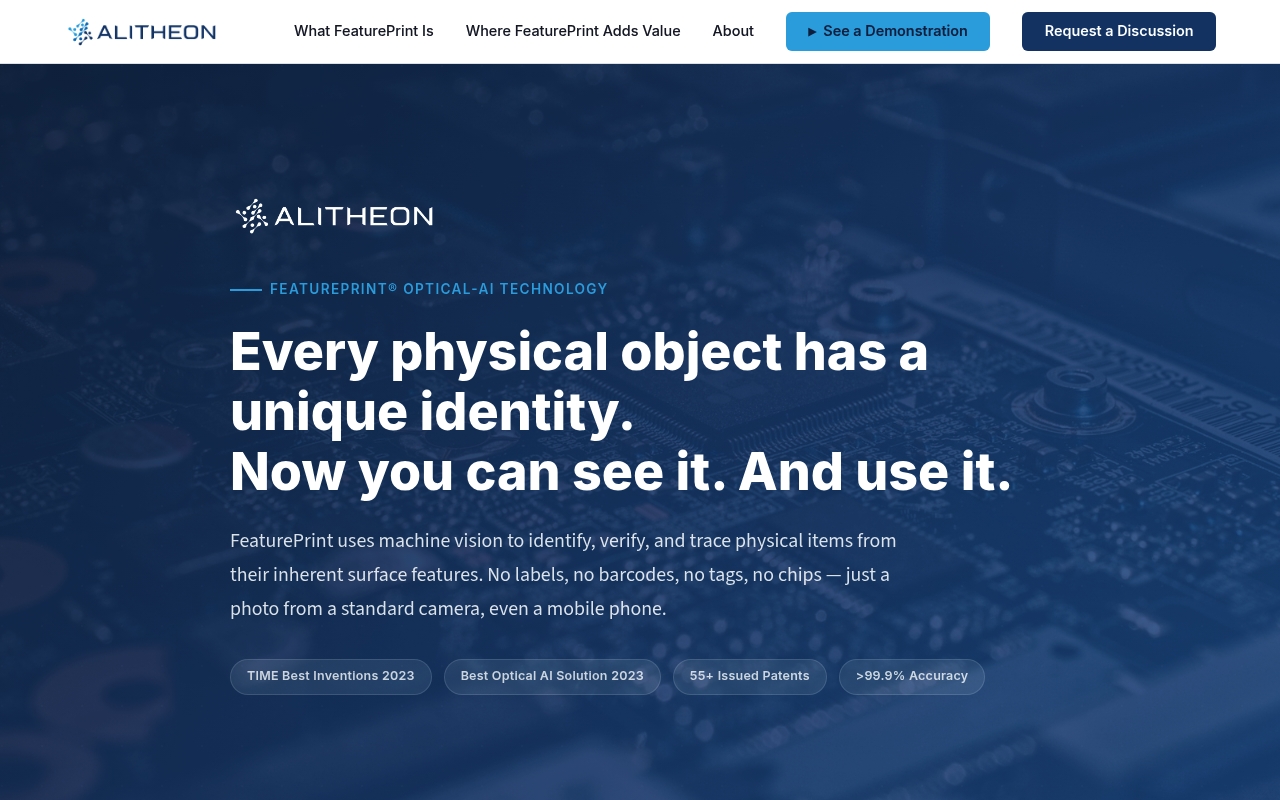 Alitheon. website