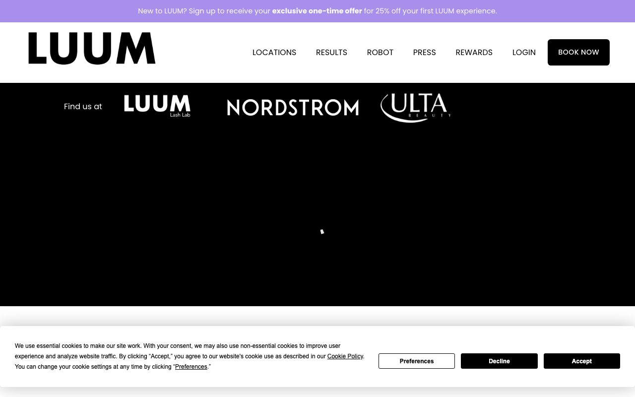 LUUM website