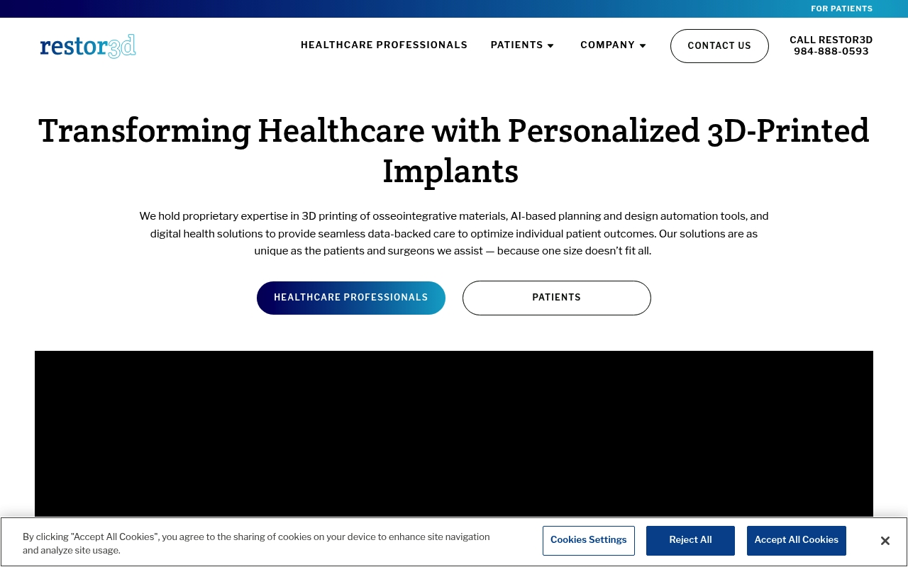Restor3d website