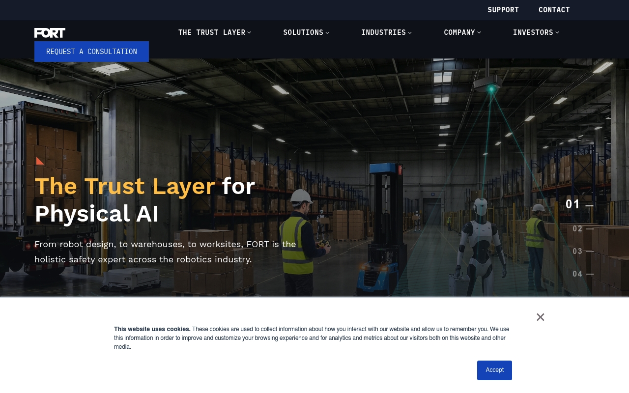 FORT Robotics website