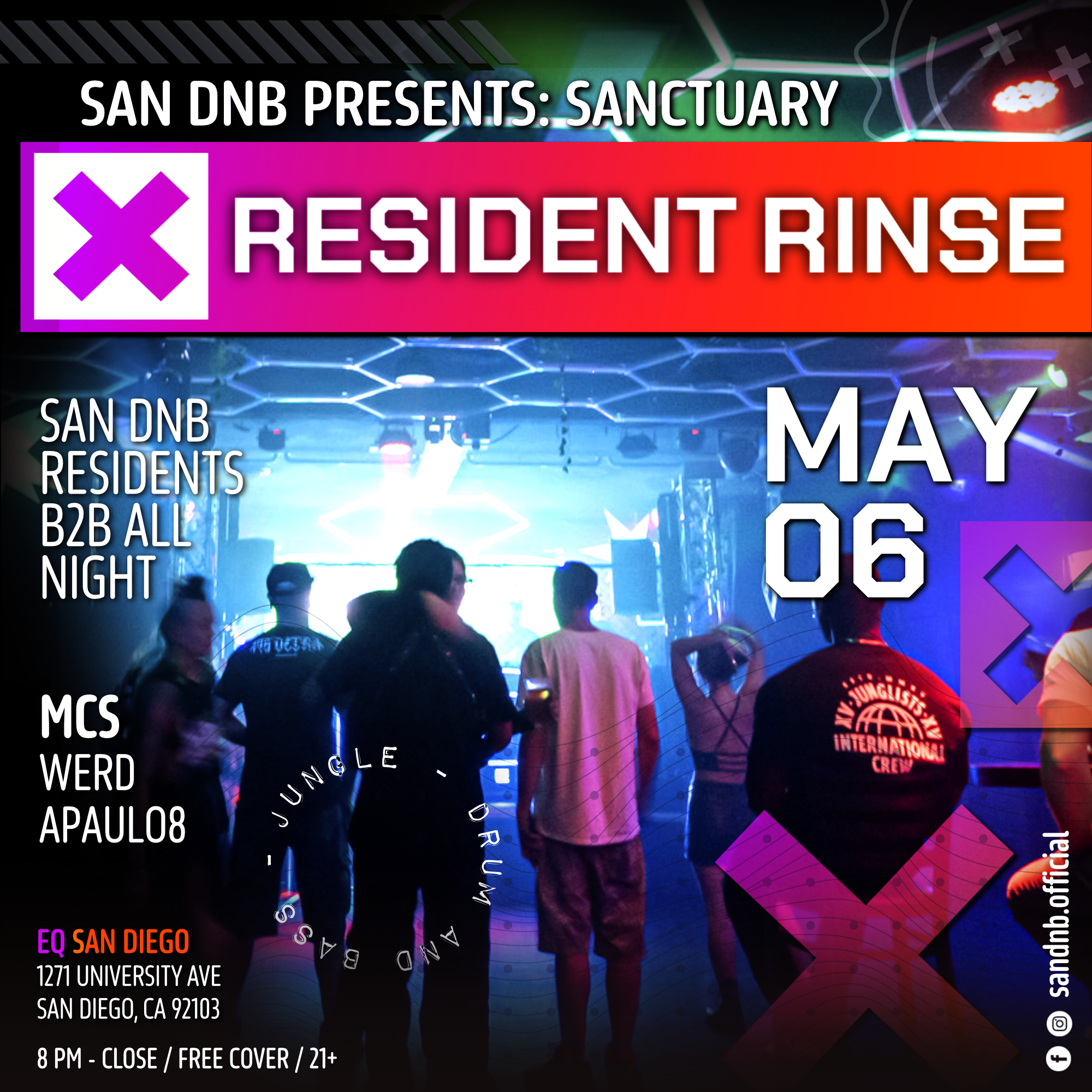 San DNB Presents: Sanctuary Resident Takeover