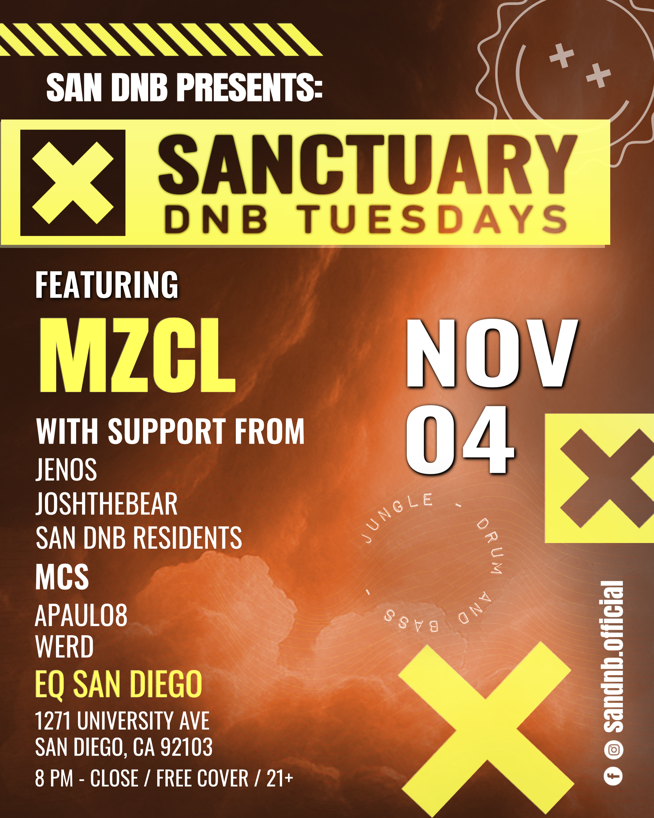 San DNB Presents Sanctuary with MZCL