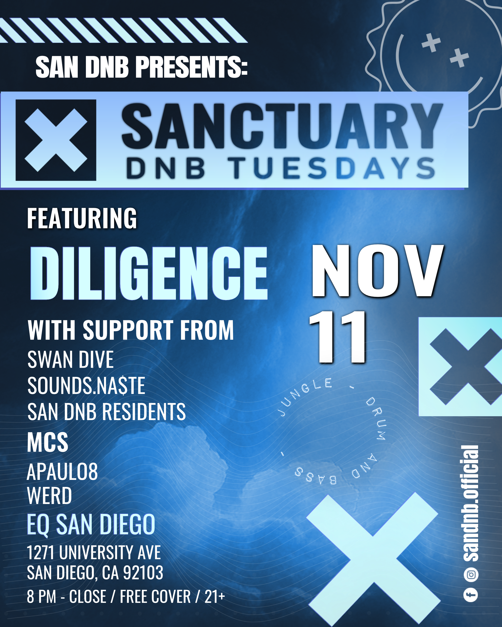 San DNB Presents Sanctuary with Diligence