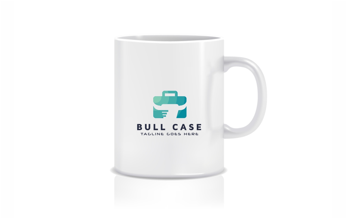 Download Шаблон логотипа "Bull Case Work Logo Template" / Bull Case Work Logo Template - Шаблон логотипа на тему графика agency blog boss business man company corporate employee finder identity job logo portfolio print professional recruitment suit bull template tie