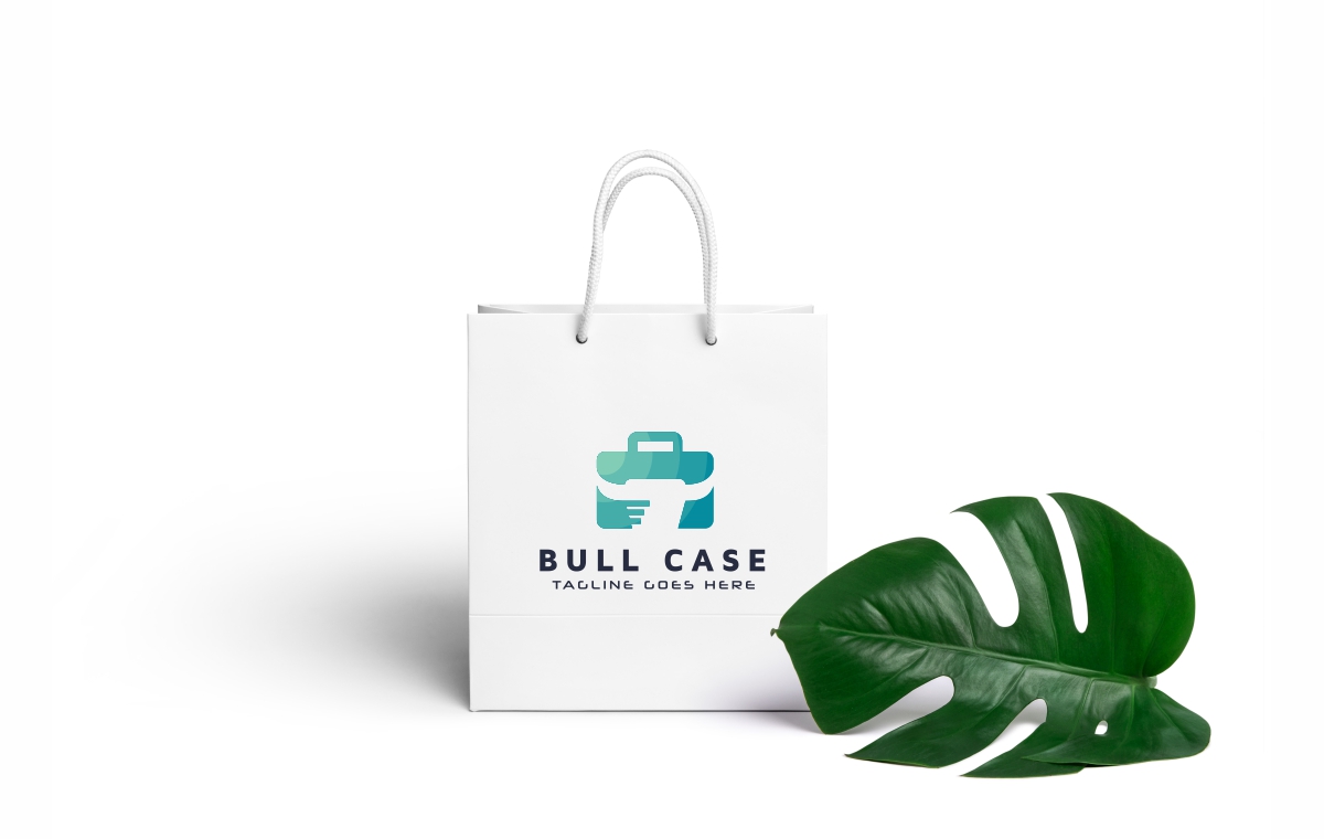 Download Шаблон логотипа "Bull Case Work Logo Template" / Bull Case Work Logo Template - Шаблон логотипа на тему графика agency blog boss business man company corporate employee finder identity job logo portfolio print professional recruitment suit bull template tie