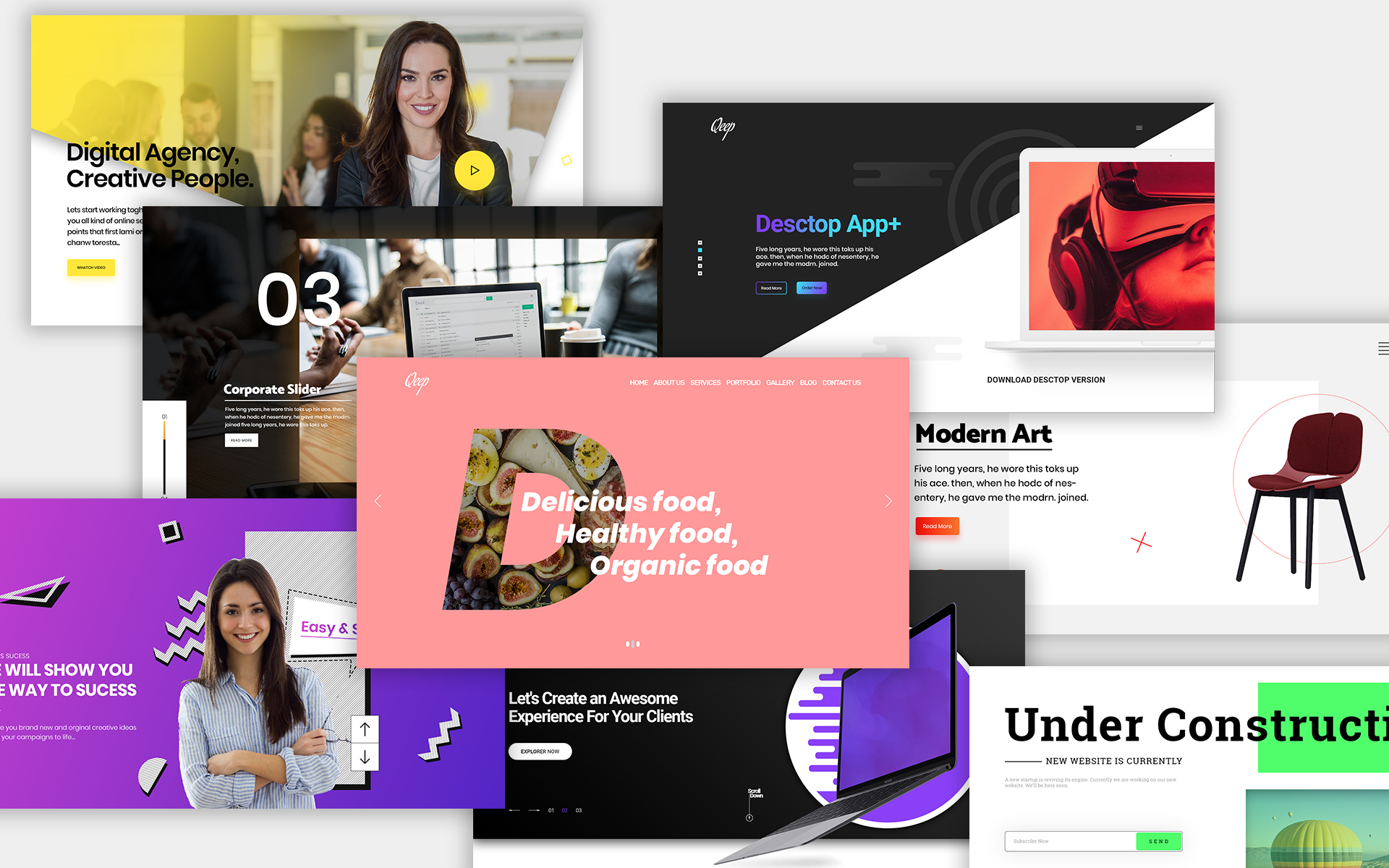 Download UI элементы "Qeep-Slider - Concept Slider, Modern and Functionally UI Elements" / Qeep-Slider - Concept Slider, Modern and Functionally UI Elements - UI элементы на тему графика modern slider useful for all plugins