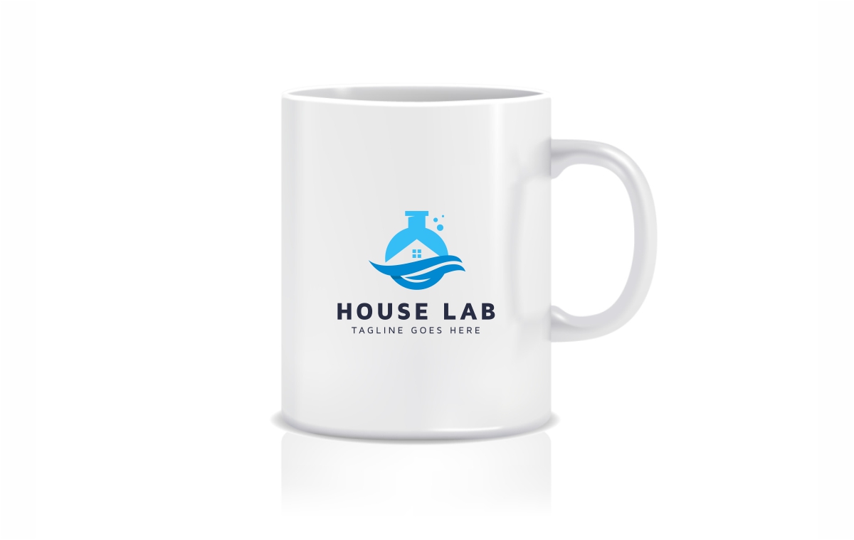 Download Шаблон логотипа "House Lab Logo Template" / House Lab Logo Template - Шаблон логотипа на тему графика abstract build estate home house icon lab labs logo real realty sign symbol vector