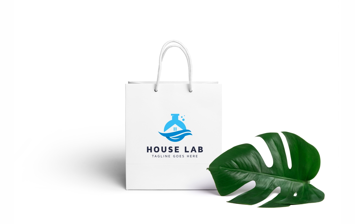 Download Шаблон логотипа "House Lab Logo Template" / House Lab Logo Template - Шаблон логотипа на тему графика abstract build estate home house icon lab labs logo real realty sign symbol vector