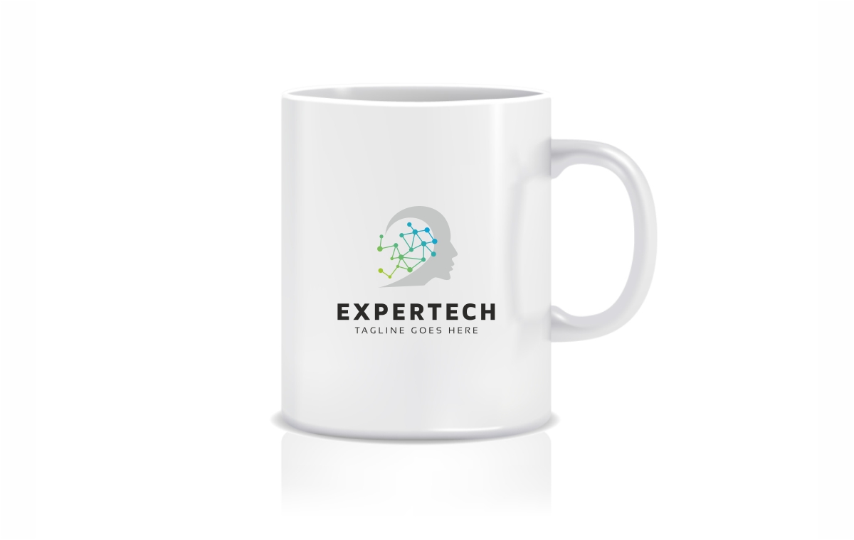 Download Шаблон логотипа "Expertech Human Mind Logo Template" / Expertech Human Mind Logo Template - Шаблон логотипа на тему графика abstract app blue colorful creative digital face head human digital idea mind hitech pixel internet modern pixel man pixels robo