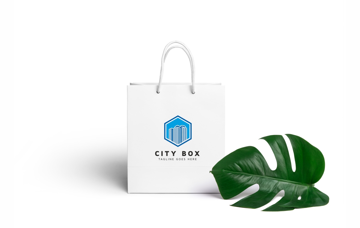 Download Шаблон логотипа "City Box Logo Template" / City Box Logo Template - Шаблон логотипа на тему графика agency box building business city expert firm group hexagon home logo market house inspection insulation invest location modern neighbor real