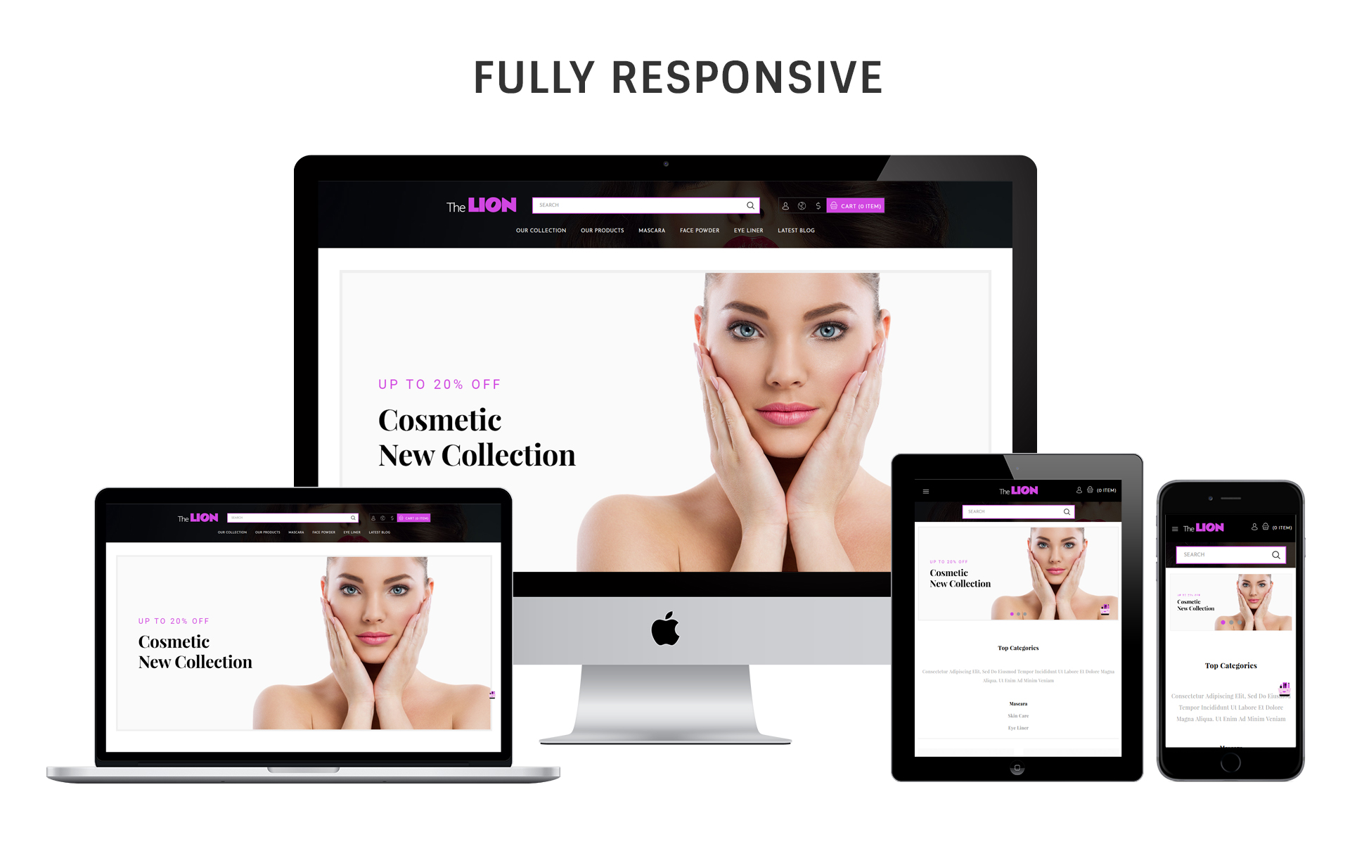 Lion Cosmetic - Beauty Store PrestaShop Theme