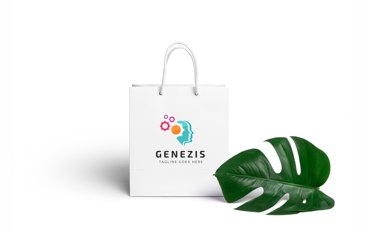 Download Шаблон логотипа "Genezis Logo Template" / Genezis Logo Template - Шаблон логотипа на тему графика brain gear cortex create creation geek head human intelligence mind idea ideas identity inteligence intellect logo intelligent media multimedia production