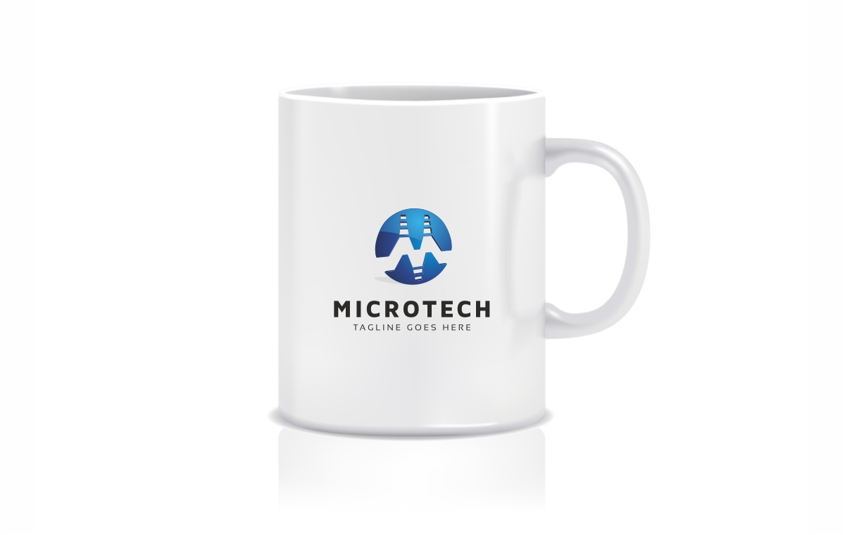 Download Шаблон логотипа "Microtech Logo Template" / Microtech Logo Template - Шаблон логотипа на тему графика 3d accounting agency app bold business circle colorful concept consulting corporate creative financial global industry internet investment letter m logo