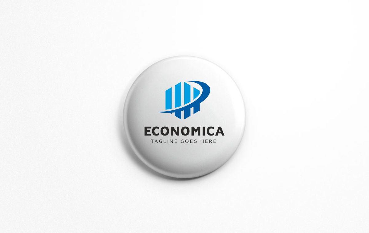 Download Шаблон логотипа "Economica Logo Template" / Economica Logo Template - Шаблон логотипа на тему графика advertising arrow bank chart consulting financial global graph growing growth increase invest investment market marketing money rise sales stock target