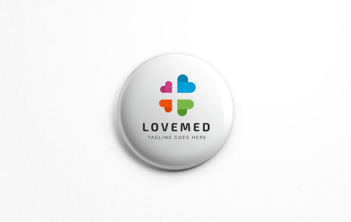 Download Шаблон логотипа "Lovemed Logo Template" / Lovemed Logo Template - Шаблон логотипа на тему графика beat blood city clinic doctor donator donor drugs health heart heartbeat help hospital impulse lab love med media medicine mountains