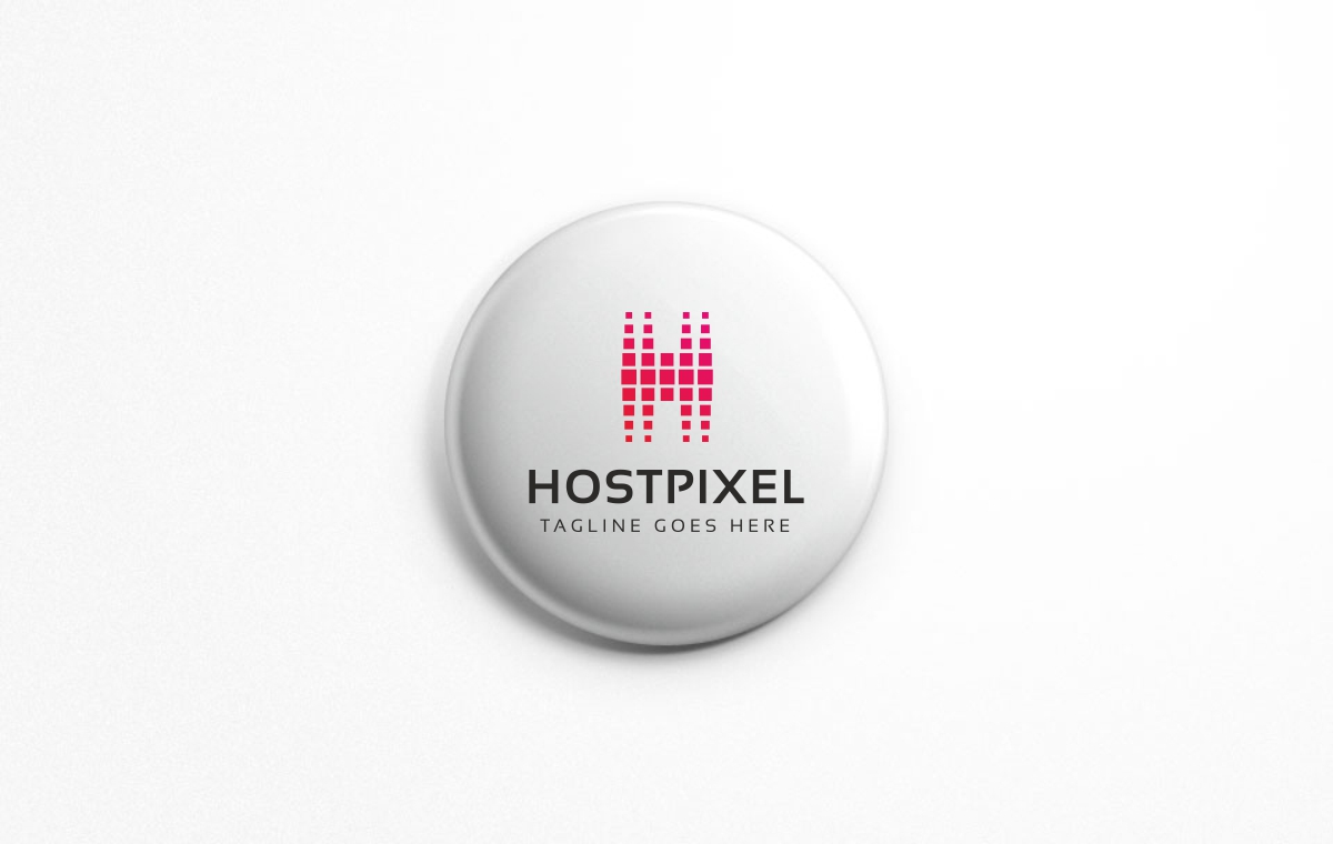 Download Шаблон логотипа "Hostpixel Logo Template" / Hostpixel Logo Template - Шаблон логотипа на тему графика broadcast company colorful creative media design digital app entertainment fashion h letter h logo internet mobile multimedia apps online