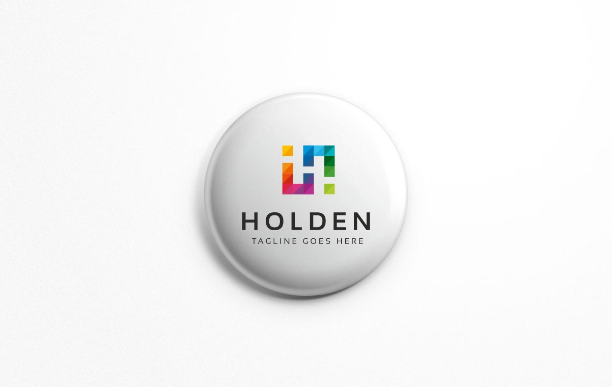 Download Шаблон логотипа "Holden H Letter Logo Template" / Holden H Letter Logo Template - Шаблон логотипа на тему графика broadcast company colorful creative media design digital app entertainment fashion h letter h logo internet mobile multimedia apps online