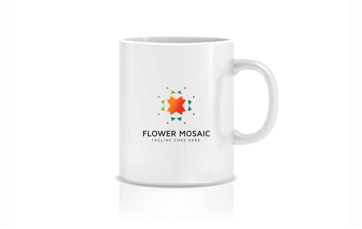 Download Шаблон логотипа "Flower Mosaic Logo Template" / Flower Mosaic Logo Template - Шаблон логотипа на тему графика abstract beauty brand branding business logo clean colorful colors companies corporate creative identity decoration design eco shop fashion floral flower