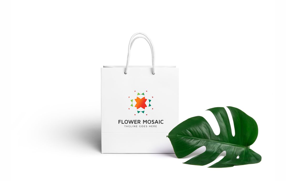 Download Шаблон логотипа "Flower Mosaic Logo Template" / Flower Mosaic Logo Template - Шаблон логотипа на тему графика abstract beauty brand branding business logo clean colorful colors companies corporate creative identity decoration design eco shop fashion floral flower