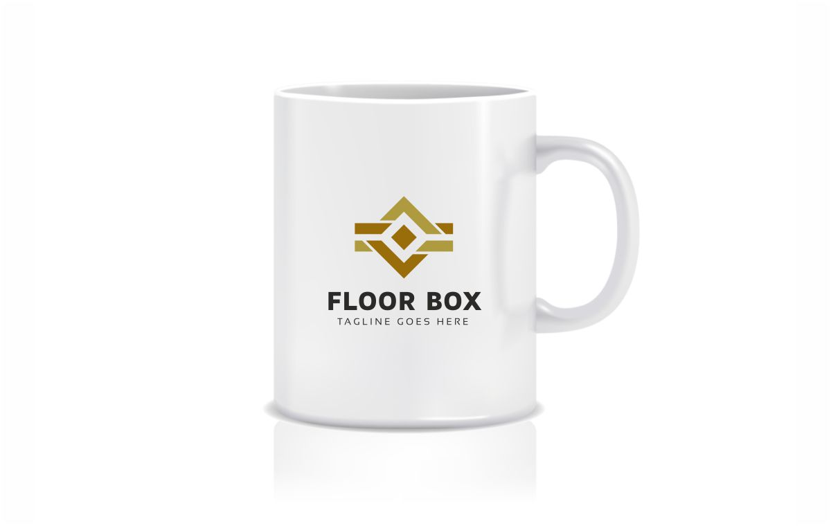 Download Шаблон логотипа "Floor Box Logo Template" / Floor Box Logo Template - Шаблон логотипа на тему графика black business colors company floor logo brand branding carpet concrete creamic decoration designer detailer floating flooring ground hardwood home staging