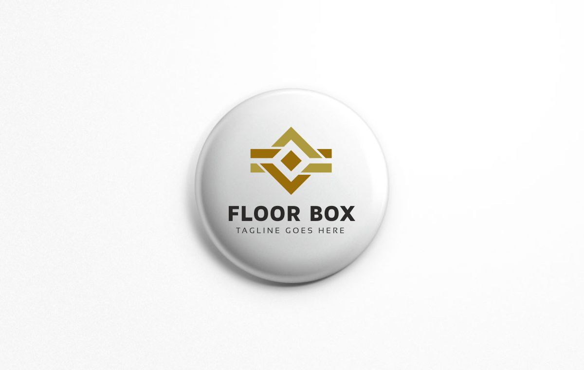 Download Шаблон логотипа "Floor Box Logo Template" / Floor Box Logo Template - Шаблон логотипа на тему графика black business colors company floor logo brand branding carpet concrete creamic decoration designer detailer floating flooring ground hardwood home staging