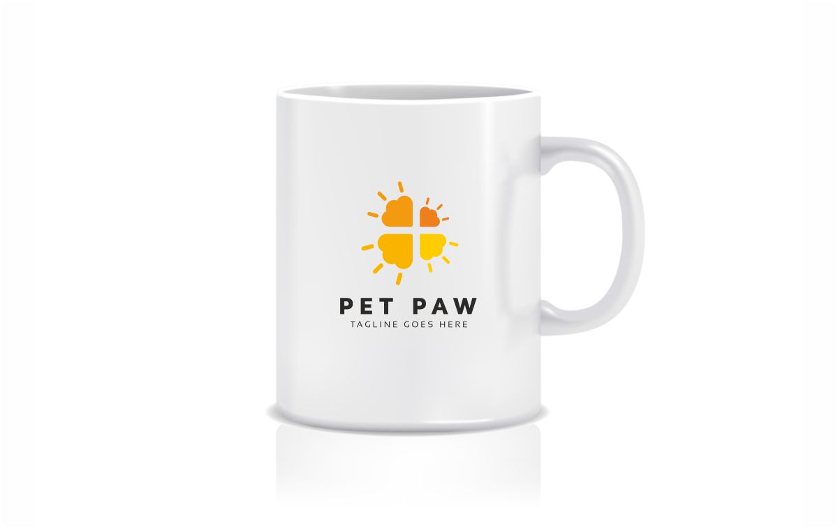 Download Шаблон логотипа "Pet Paw Logo Template" / Pet Paw Logo Template - Шаблон логотипа на тему графика animal brand dog app love safety shop training happy pet online paw paws branding care clinic shelter solution store puppies
