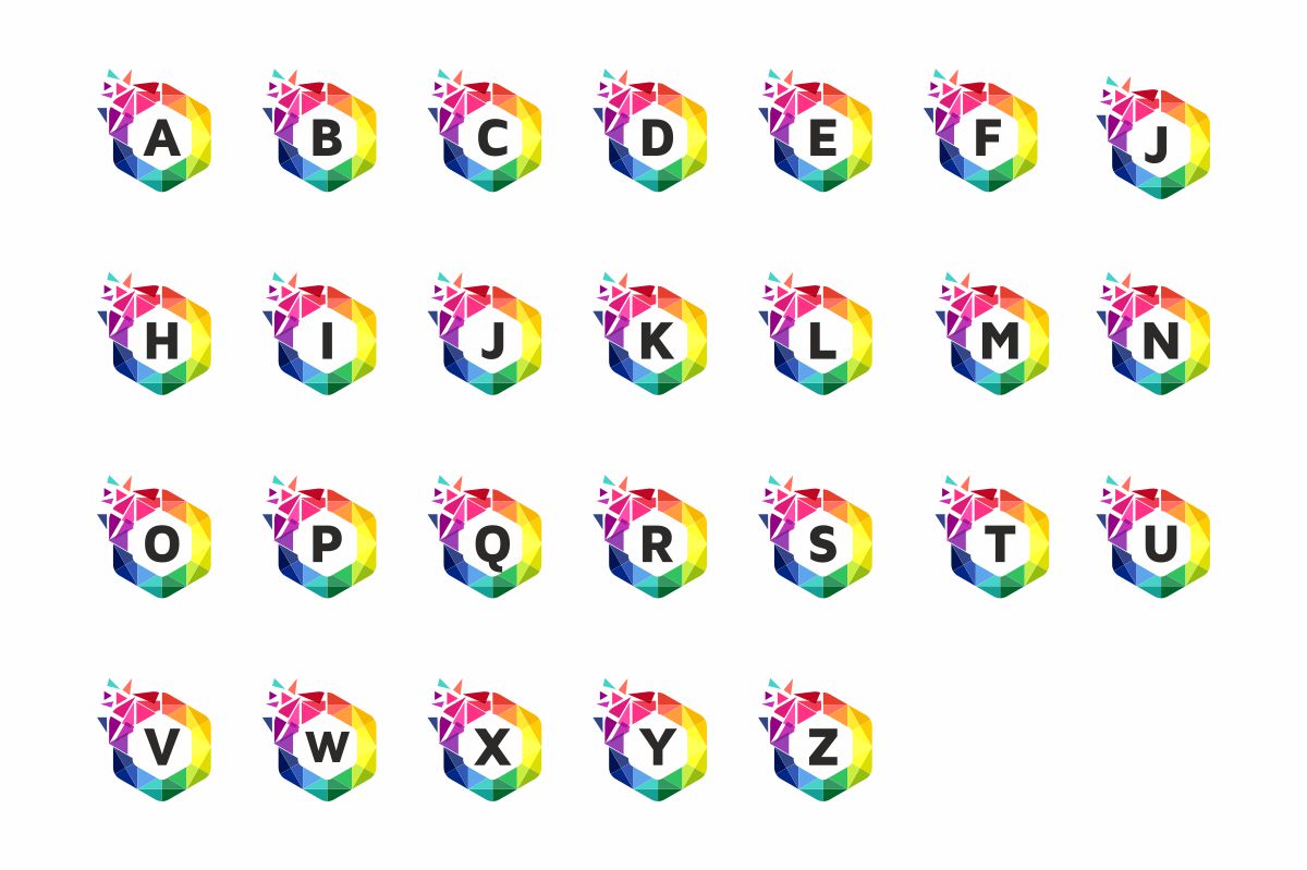 Download Шаблон логотипа "A to Z Editable Letter Logo Template" / A to Z Editable Letter Logo Template - Шаблон логотипа на тему графика business company consultant corporate creative double letter editable logo entertainment financial identity investment lawyer letters marketing media modern mosaic network