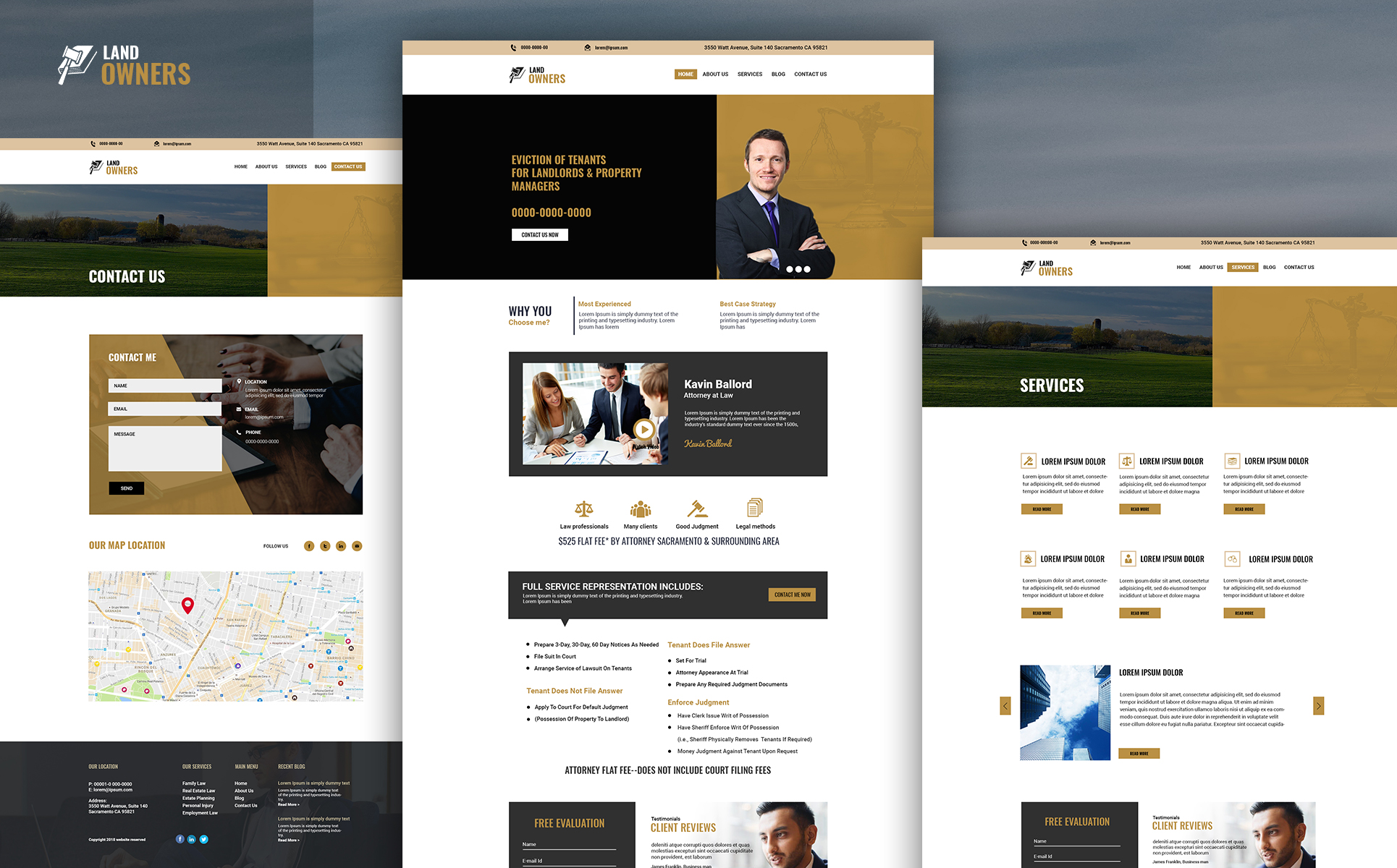 LandOwners - Multipurpose Property Dealing PSD Template