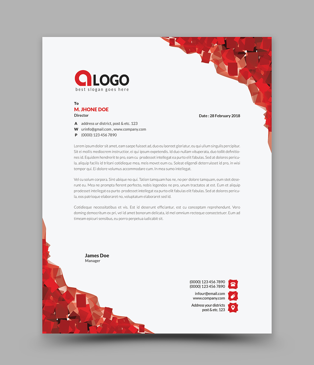 Download Фирменный стиль "Abstract Letterhead - Corporate Identity Template" / Abstract Letterhead - Corporate Identity Template - Фирменный стиль на тему графика clean colorful corporate creative editable elegant ipad letter modern pad print ready simple sleek stationery stylish bright business clear design