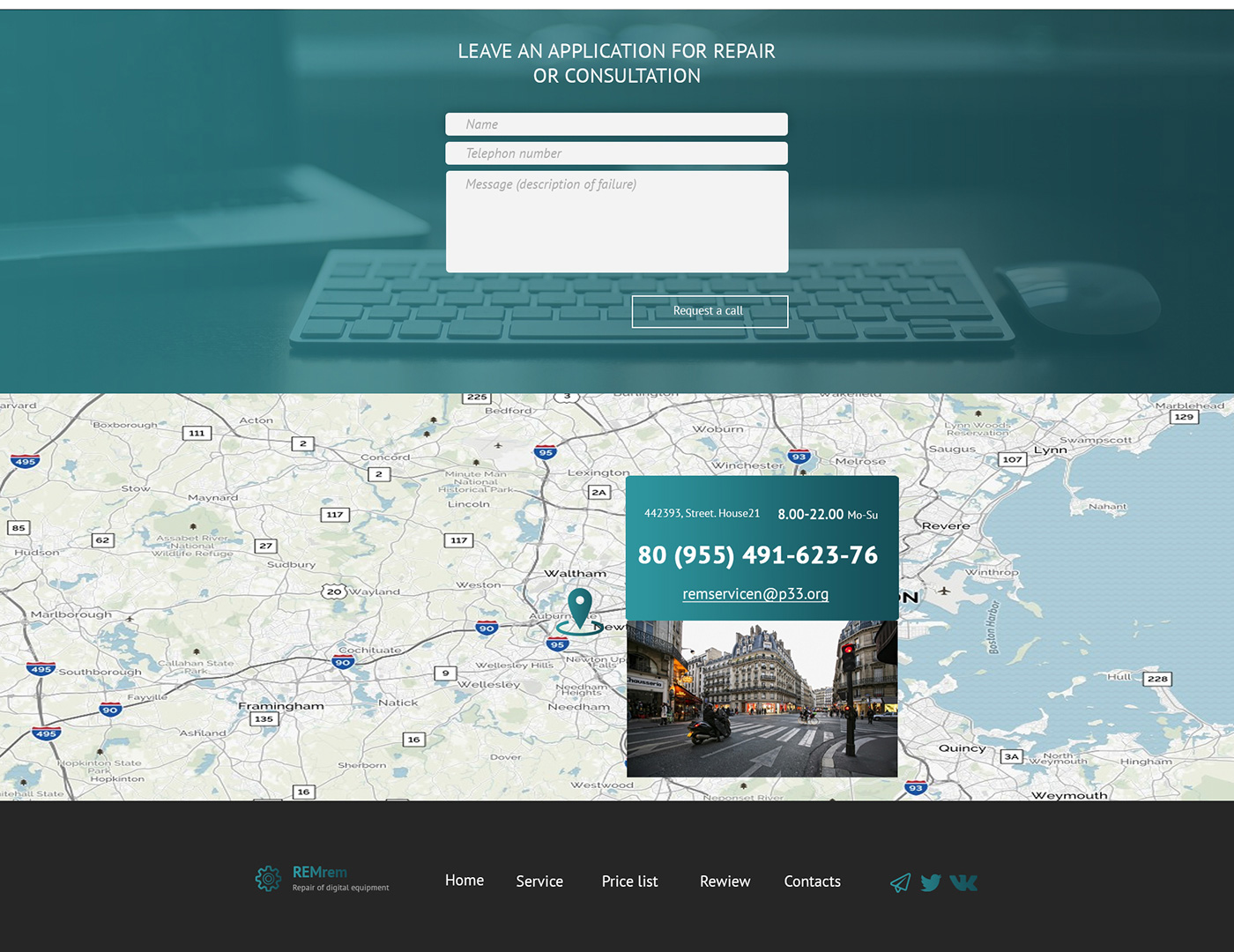 Download PSD шаблон "Repair service digital equipment PSD Template" / Repair service digital equipment PSD Template - PSD шаблон на тему бизнес и услуги businnes repair psd template landing easy design webdesign bye bootstrap