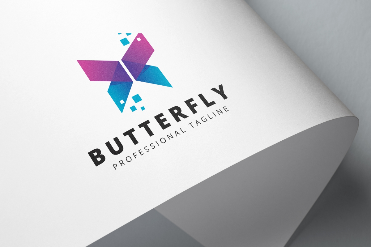 Download Шаблон логотипа "Butterfly Tech Logo Template" / Butterfly Tech Logo Template - Шаблон логотипа на тему графика brand branding butterflies butterfly caterpillar colorful creation creative creativity design fashion fly gracious healthy insect metamorphosis natural nature photograph photographer