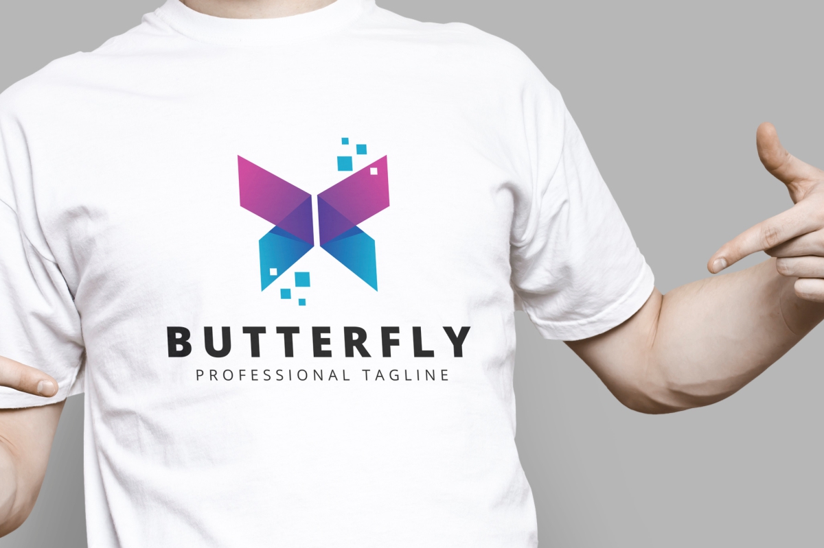 Download Шаблон логотипа "Butterfly Tech Logo Template" / Butterfly Tech Logo Template - Шаблон логотипа на тему графика brand branding butterflies butterfly caterpillar colorful creation creative creativity design fashion fly gracious healthy insect metamorphosis natural nature photograph photographer