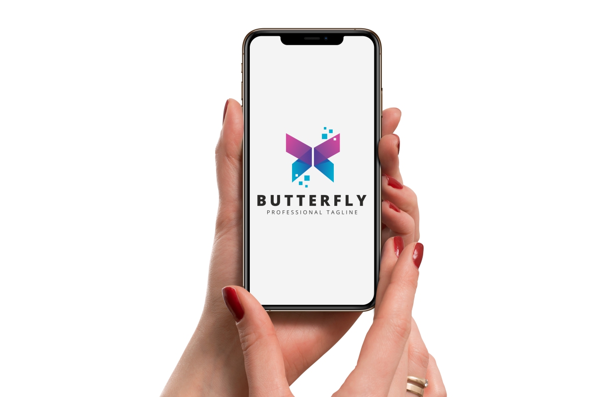 Download Шаблон логотипа "Butterfly Tech Logo Template" / Butterfly Tech Logo Template - Шаблон логотипа на тему графика brand branding butterflies butterfly caterpillar colorful creation creative creativity design fashion fly gracious healthy insect metamorphosis natural nature photograph photographer