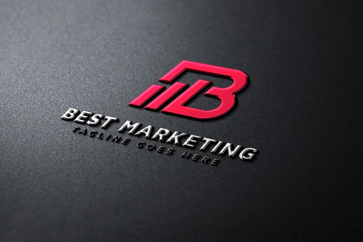 Download Шаблон логотипа "Best Marketing B Letter Logo Template" / Best Marketing B Letter Logo Template - Шаблон логотипа на тему графика agency b logo bb beta brain branding business finance font graphic job letter marketing modern multimedia office personal professional smart