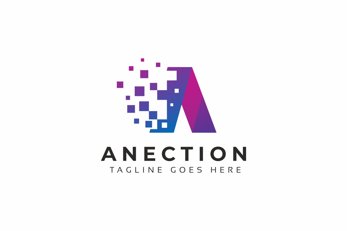 Download Шаблон логотипа "A Letter Logo Template" / A Letter Logo Template - Шаблон логотипа на тему графика black monogram branding business clothes corporate design easy identity letter logotype marketing minimalist logo photographer professional programmer simple a colorful