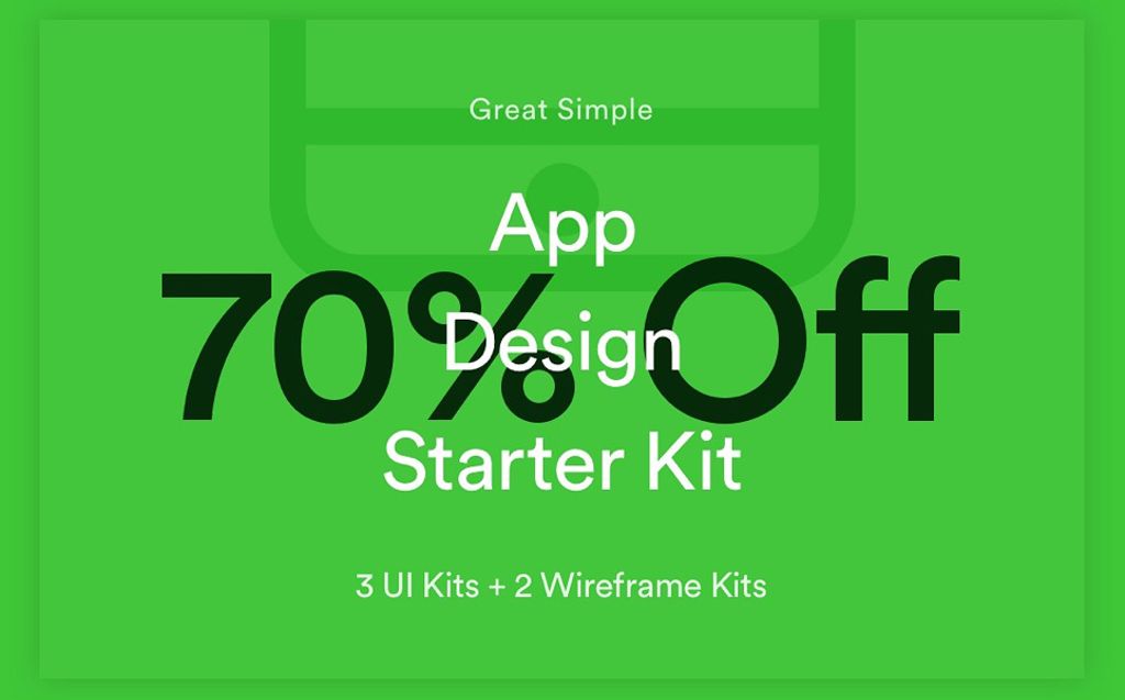 Download UI элементы "App Design Starter Kit UI Elements" / App Design Starter Kit UI Elements - UI элементы на тему графика app sketch photoshop ui kit prototype ios
