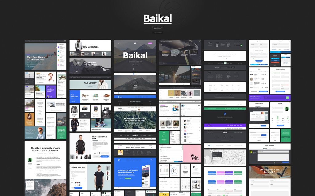 Download UI элементы "Web Design Starter Kit UI Elements" / Web Design Starter Kit UI Elements - UI элементы на тему графика 