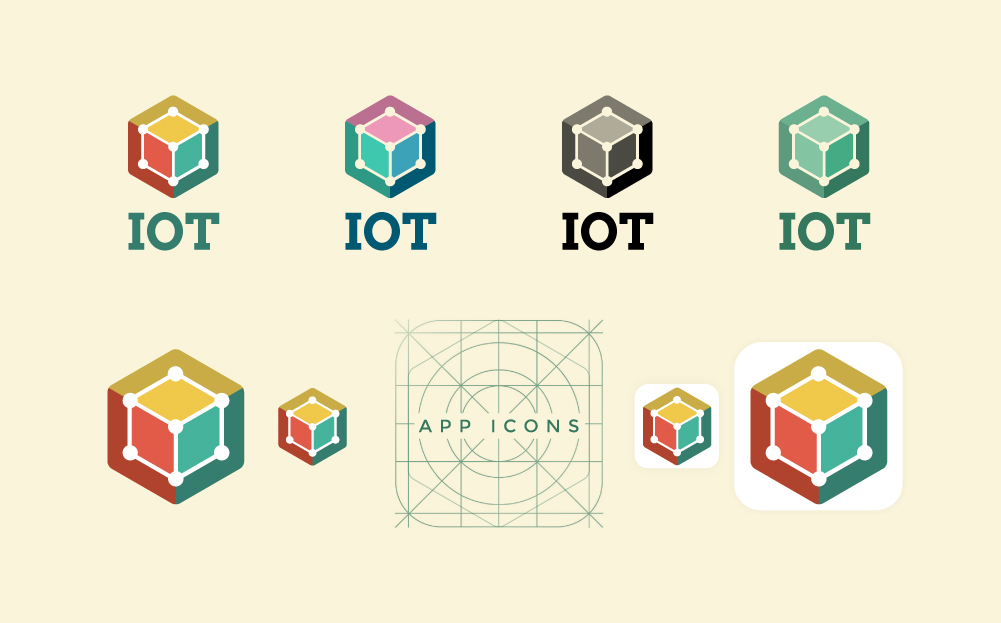 Download Шаблон логотипа "Internet Of Things Logo Template" / Internet Of Things Logo Template - Шаблон логотипа на тему графика internet of things iot smart home android app application data it digital computer development ios mobile smartphone seo startup web