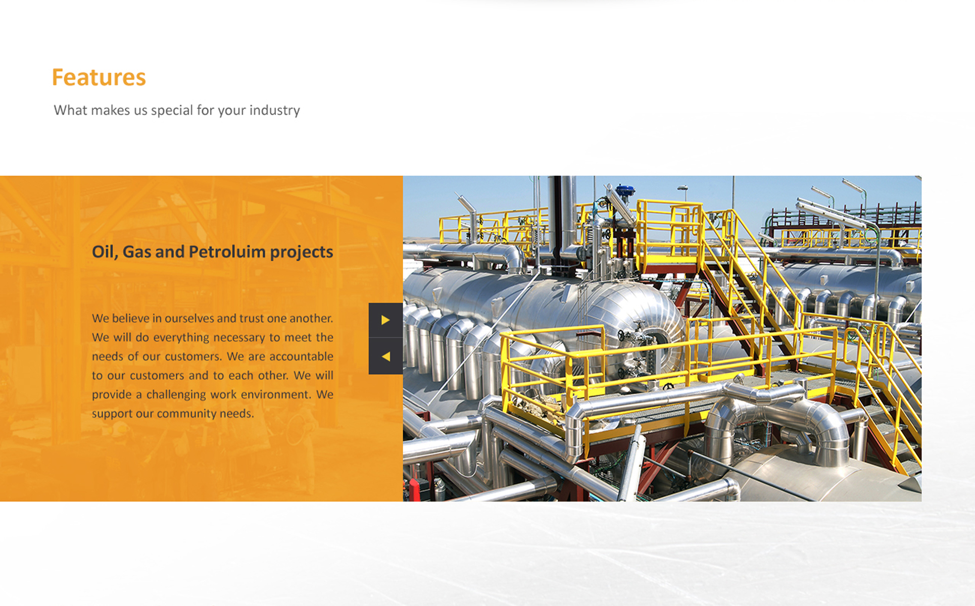 Download PSD шаблон "Spark PSD Template" / Spark PSD Template - PSD шаблон на тему заправка spark industry company fancy luxury responsive simple minimal eye-catching bootstrap gridsystem ux ui black yellow modern calltoaction 2019 flat trend