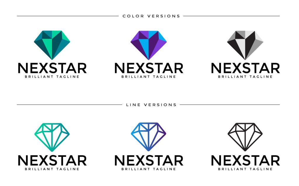 Download Шаблон логотипа "Nexstar - Logo Template" / Nexstar - Logo Template - Шаблон логотипа на тему графика accessories bijoux boutique bright colorful deluxe diamond elegant emerald gems gemstone jewellery luxury royal shine star startup style wedding