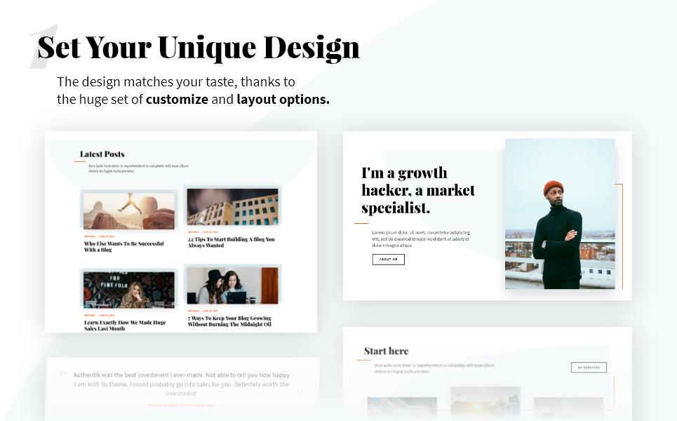 Authentik WordPress Theme