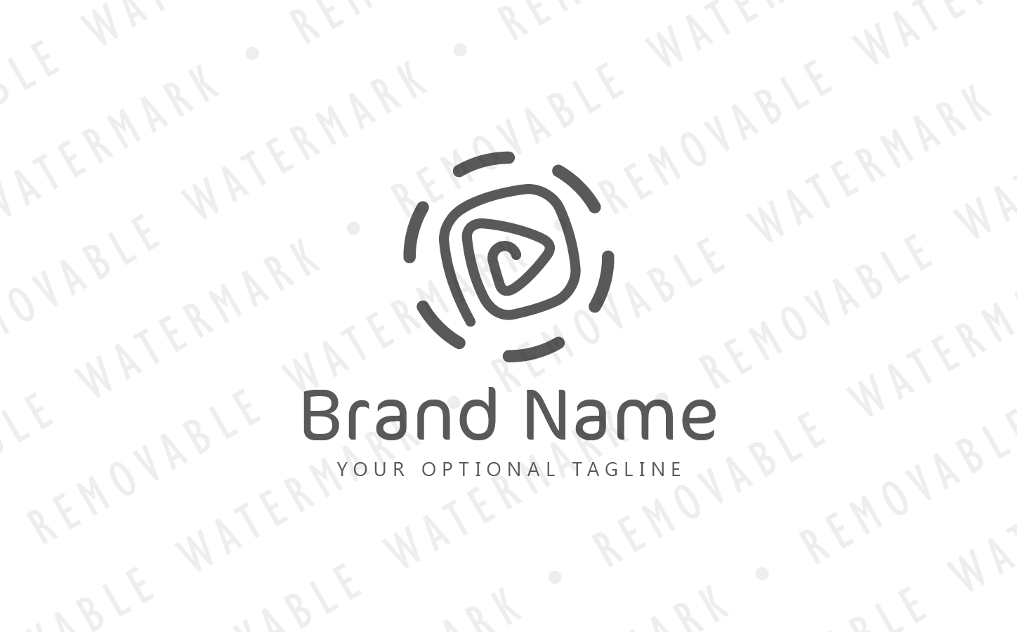 Download Шаблон логотипа "Ancient Rune Logo Template" / Ancient Rune Logo Template - Шаблон логотипа на тему графика community media circle colorful power abstract play ring ancient spiral mysterious vortex glyph rune ornament logo design template simple tribal