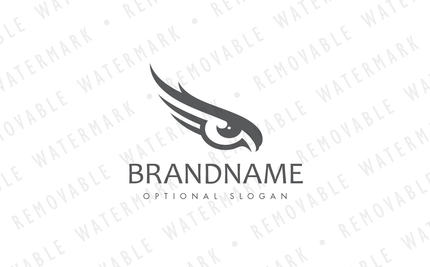 Download Шаблон логотипа "Eagle Eye Logo Template" / Eagle Eye Logo Template - Шаблон логотипа на тему графика monitor eye elegant sharp eagle fly abstract bird owl eyelash iris vision falcon hawk sight swoop sensor logo design template