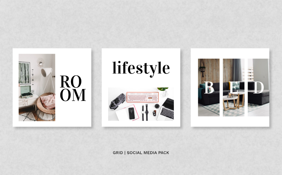 Download Шаблон для соцсетей "Grid Pack Social Media Template" / Grid Pack Social Media Template - Шаблон для соцсетей на тему графика instagram facebook twitter banner template sale media social background design vector fashion promotion stories instagramtemplates post story