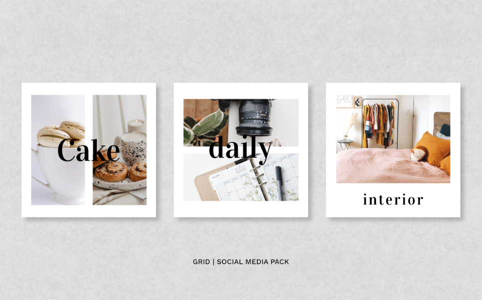 Download Шаблон для соцсетей "Grid Pack Social Media Template" / Grid Pack Social Media Template - Шаблон для соцсетей на тему графика instagram facebook twitter banner template sale media social background design vector fashion promotion stories instagramtemplates post story