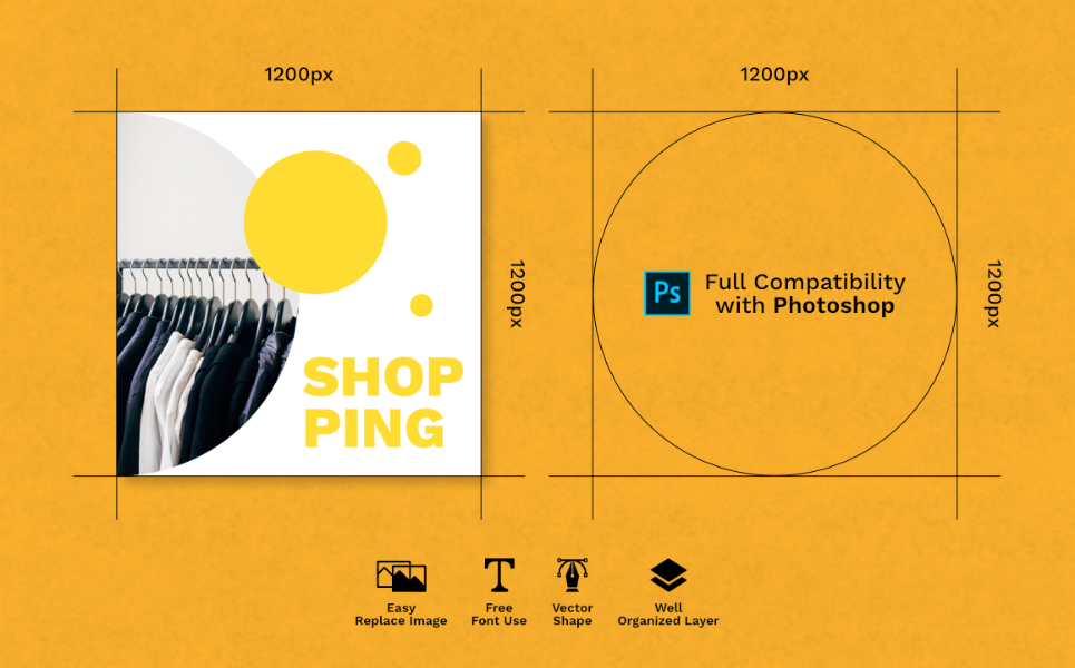 Download Шаблон для соцсетей "Mamboo Pack Social Media Template" / Mamboo Pack Social Media Template - Шаблон для соцсетей на тему графика instagram facebook twitter banner template sale media social background design vector fashion promotion stories instagramtemplates post story