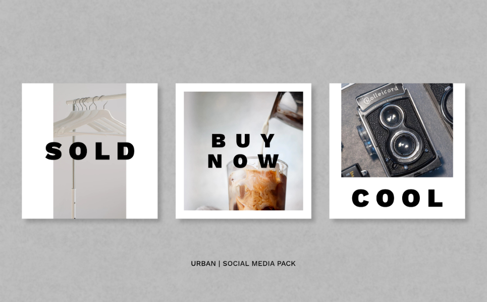 Download Шаблон для соцсетей "Urban Pack Social Media Template" / Urban Pack Social Media Template - Шаблон для соцсетей на тему графика instagram facebook twitter banner template sale media social background design vector fashion promotion stories instagramtemplates post story