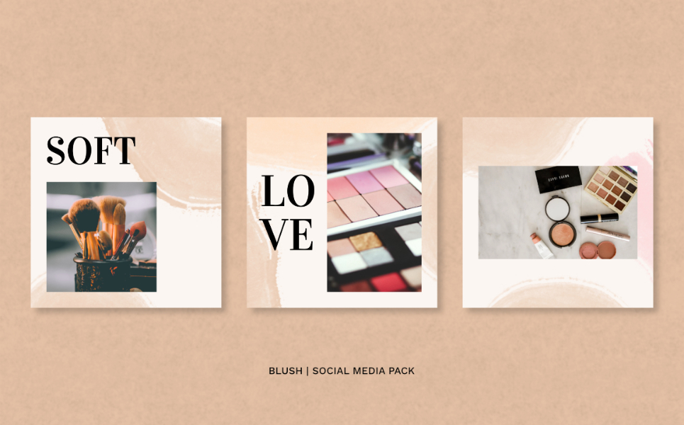 Download Шаблон для соцсетей "Blush Pack Social Media Template" / Blush Pack Social Media Template - Шаблон для соцсетей на тему графика instagram facebook twitter banner template sale media social background design vector fashion promotion stories instagramtemplates post story